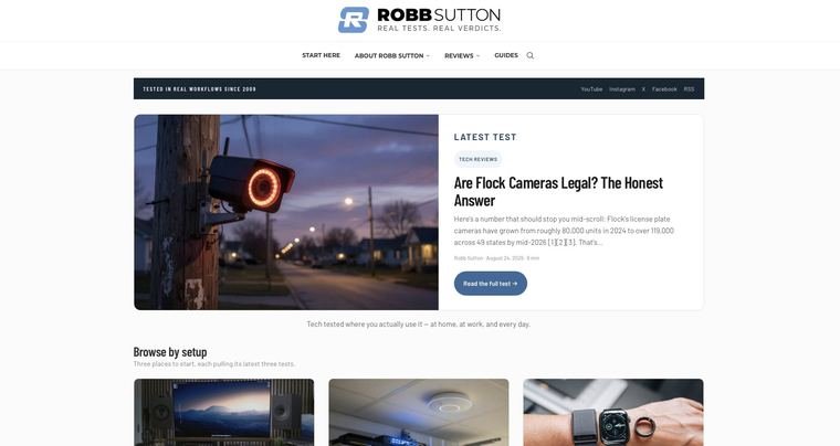 RobbSutton.com, running the same content engine oneninety8 installs for clients